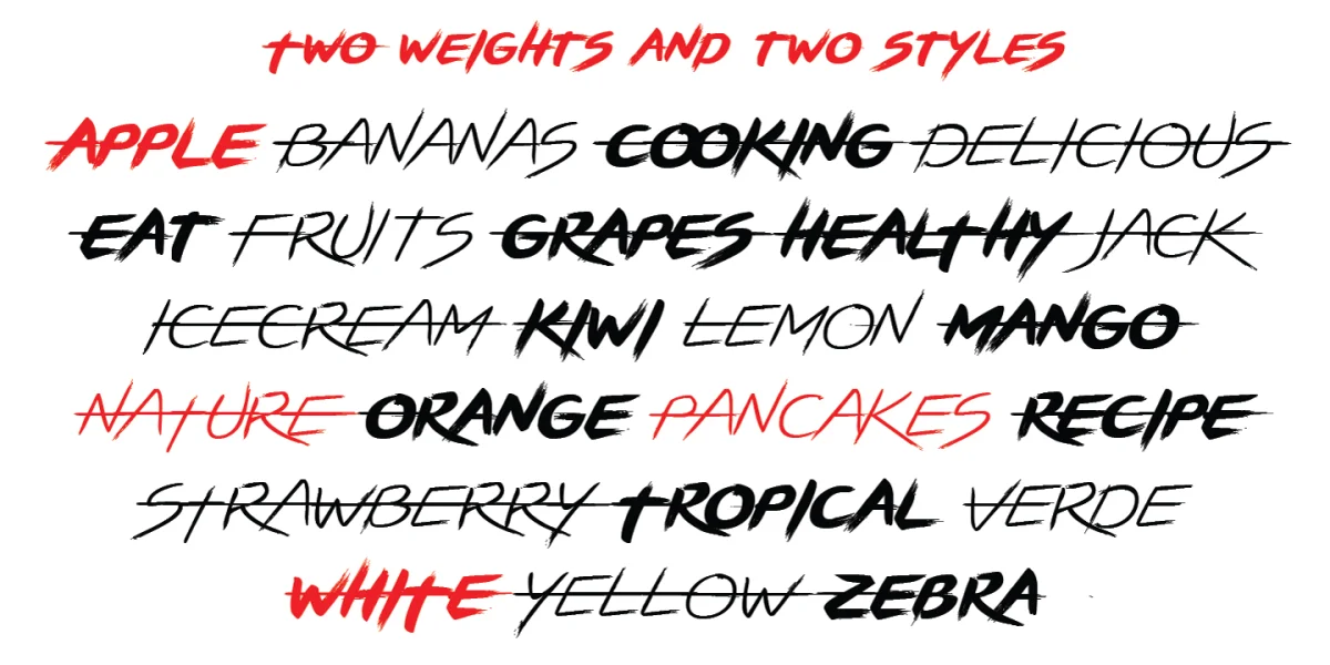 LIGHTSTRIKE Font preview 4