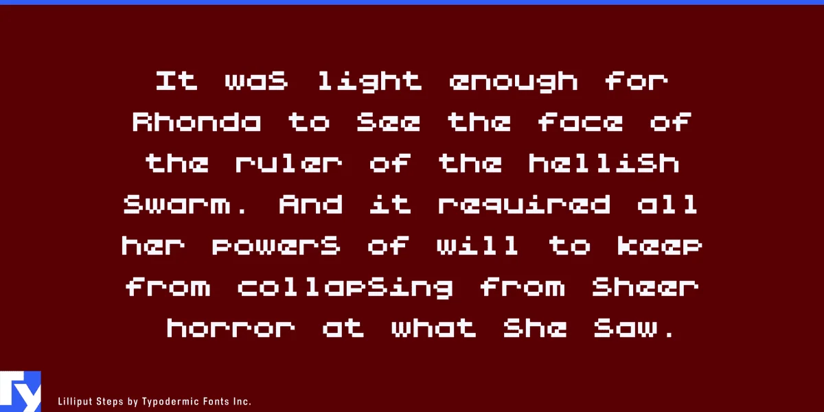 Lilliput Steps Font preview 2