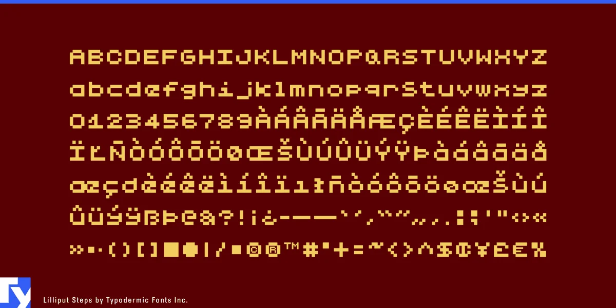 Lilliput Steps Font preview 5