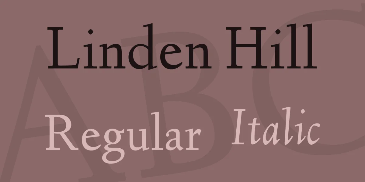 Linden Hill Font Family preview 2