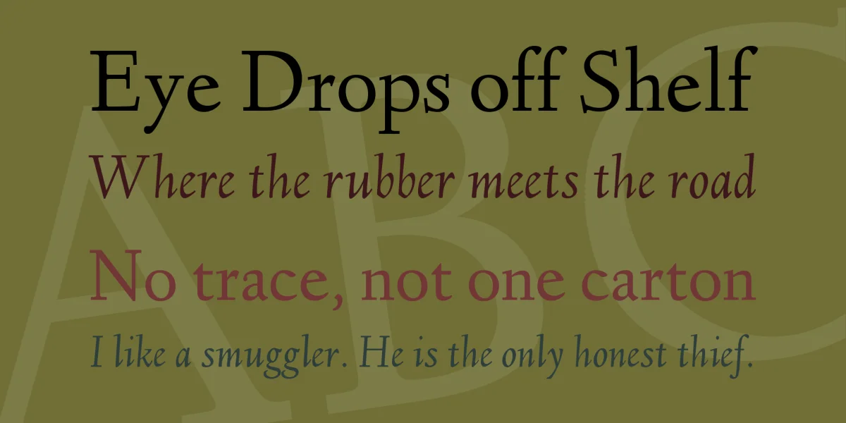 Linden Hill Font Family preview 3