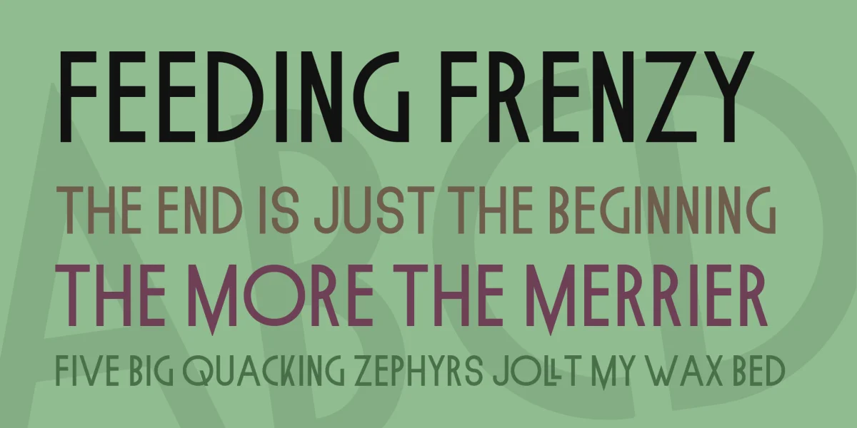 Lineal Font preview 3
