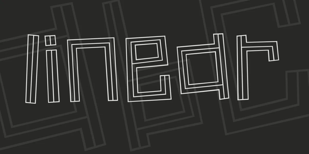 Linear Font