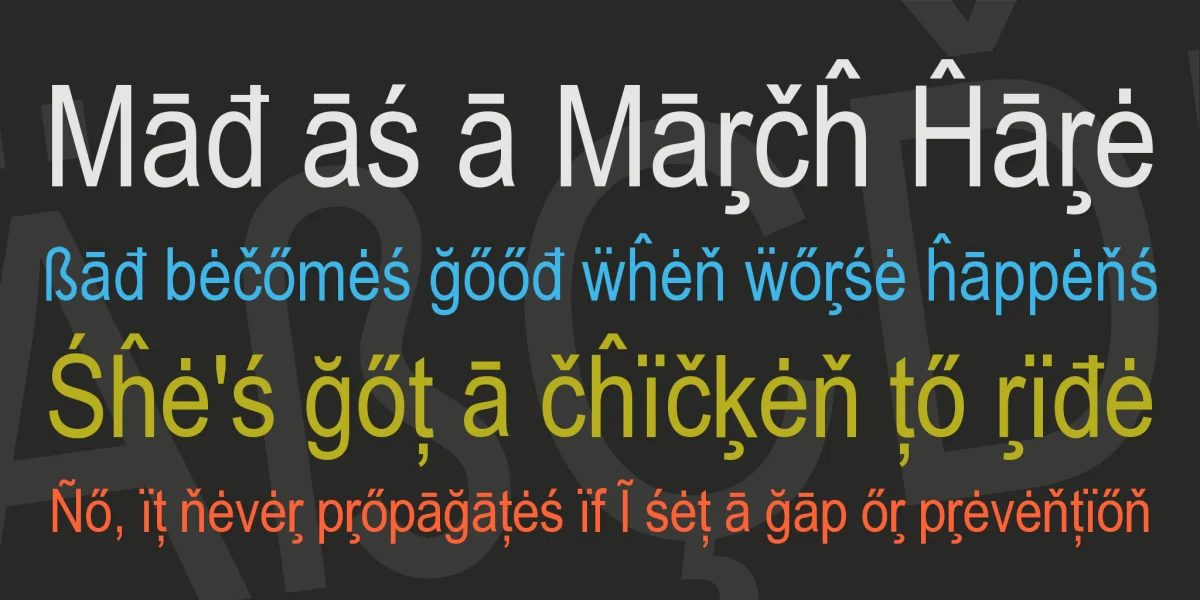 Linguine Linguist Font preview 2