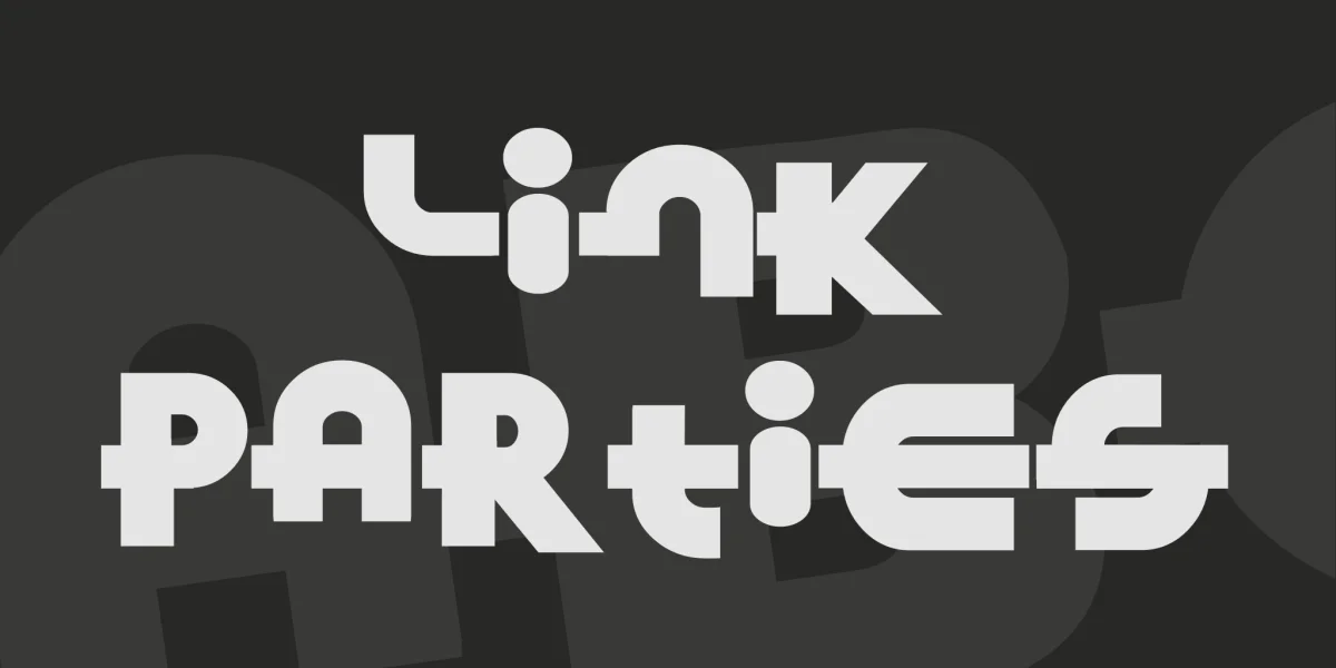 Link Parties Font