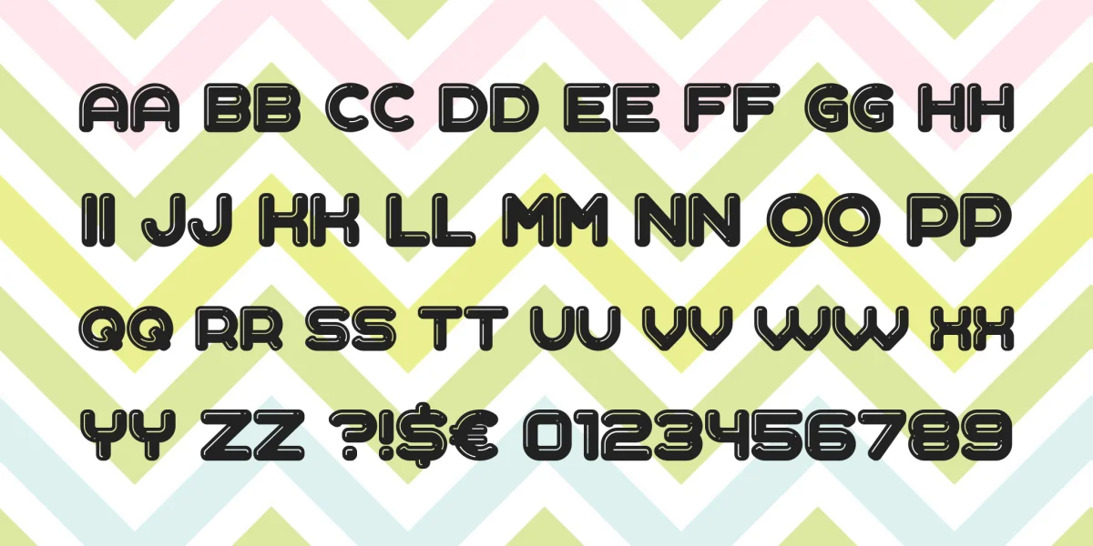Liquid Font Family preview 3