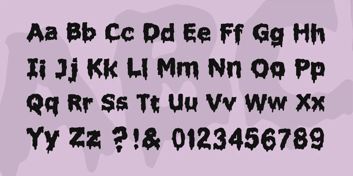 Liquidism part 2 Font preview 2