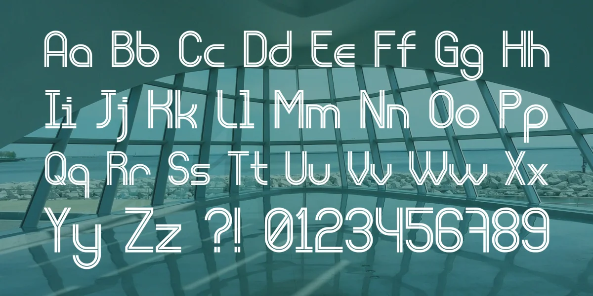 Liquidrom Font Family preview 4