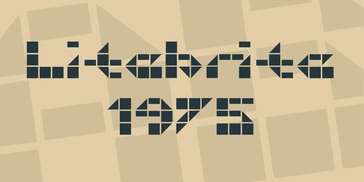 Litebrite 1975 Font