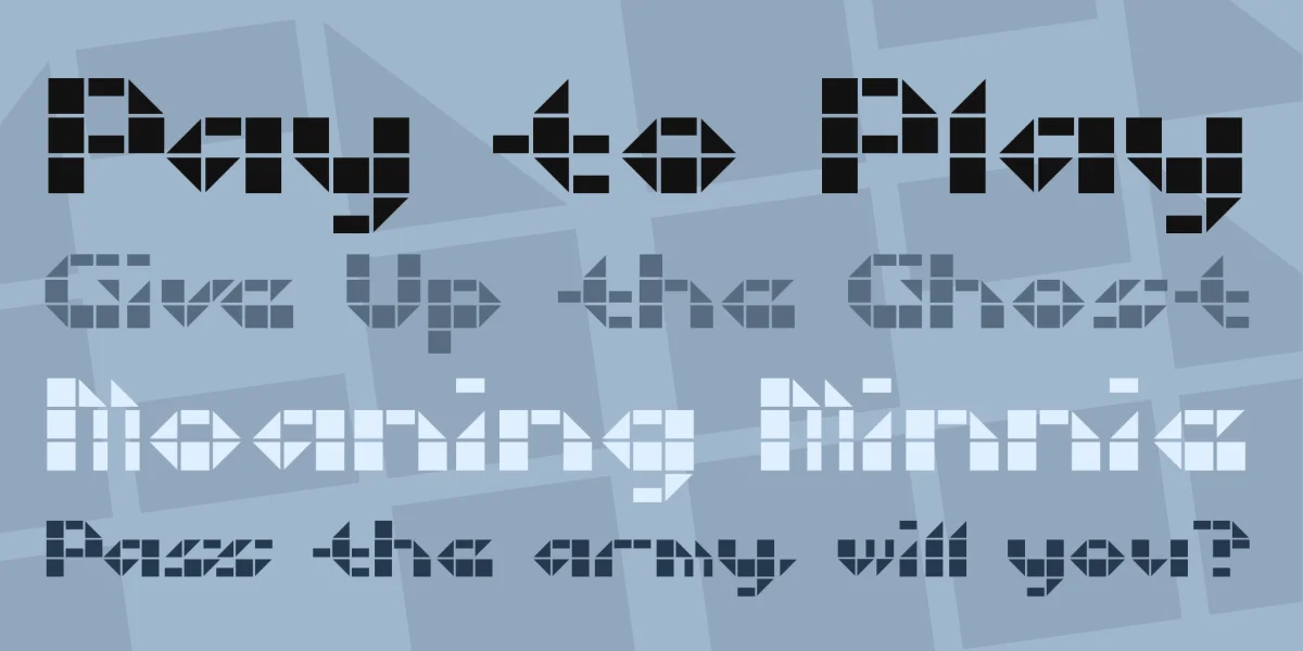 Litebrite 1975 Font preview 2