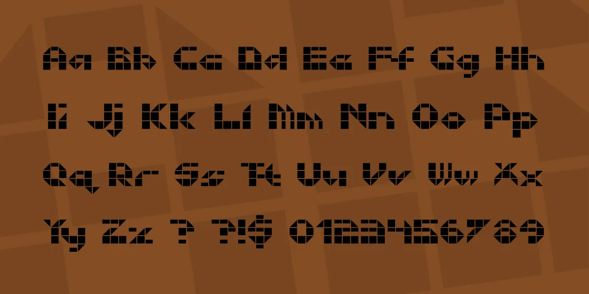 Litebrite 1975 Font preview 3