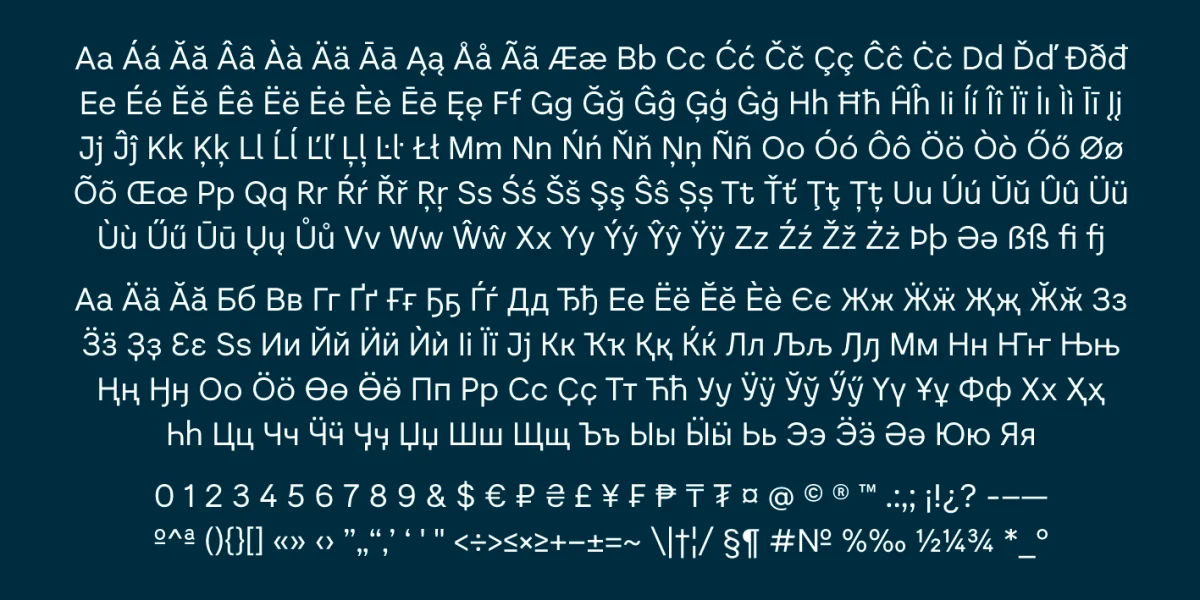Literal Font Family preview 2