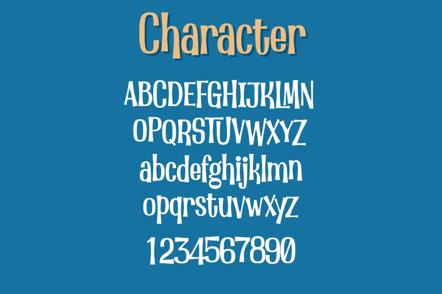 Little Monster Font preview 2