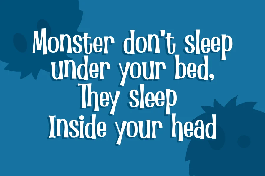Little Monster Font preview 6