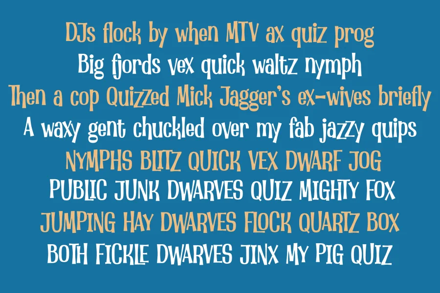 Little Monster Font preview 7
