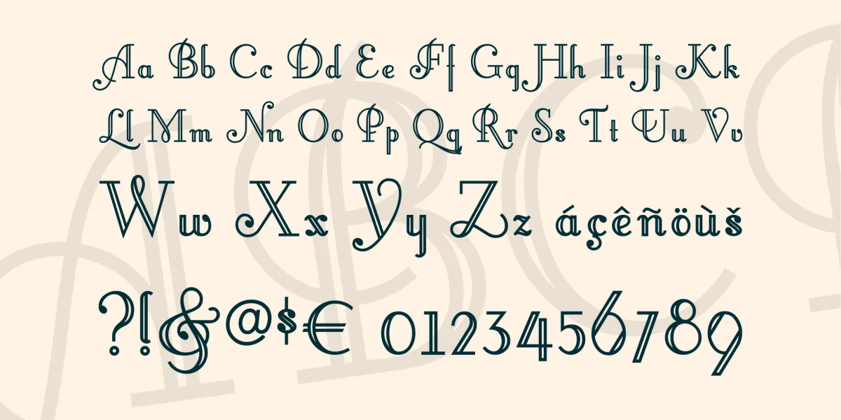 Little Lord Fontleroy NF Font preview 3