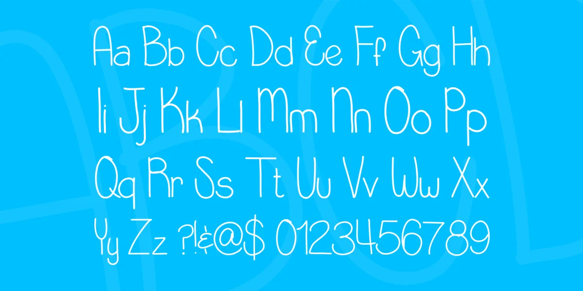 Little Miss Priss Font preview 5