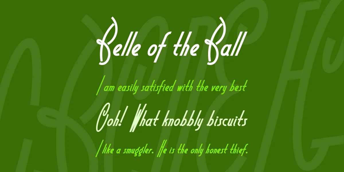 Little Rickey NF Font preview 2
