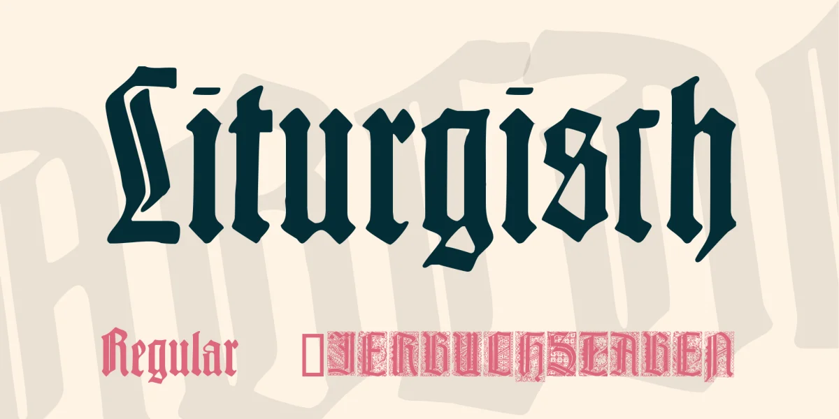 Liturgisch Font Family