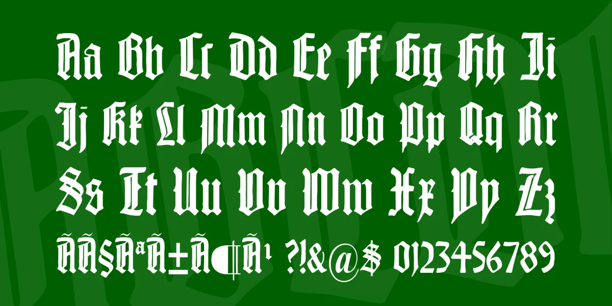 Liturgisch Font Family preview 3