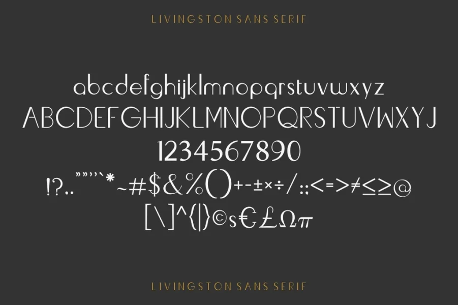 Livingston Demo Font Family preview 11