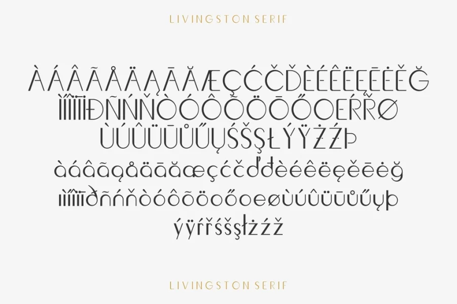 Livingston Demo Font Family preview 7