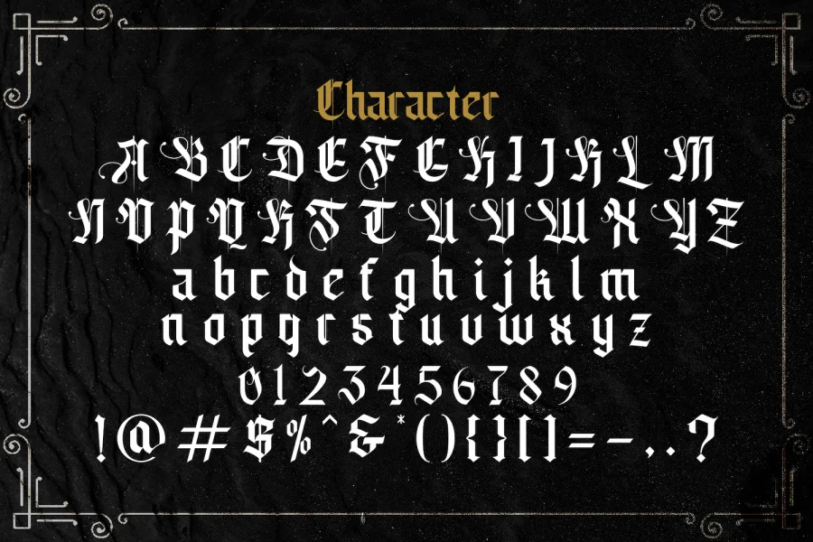 livingstone Font preview 14