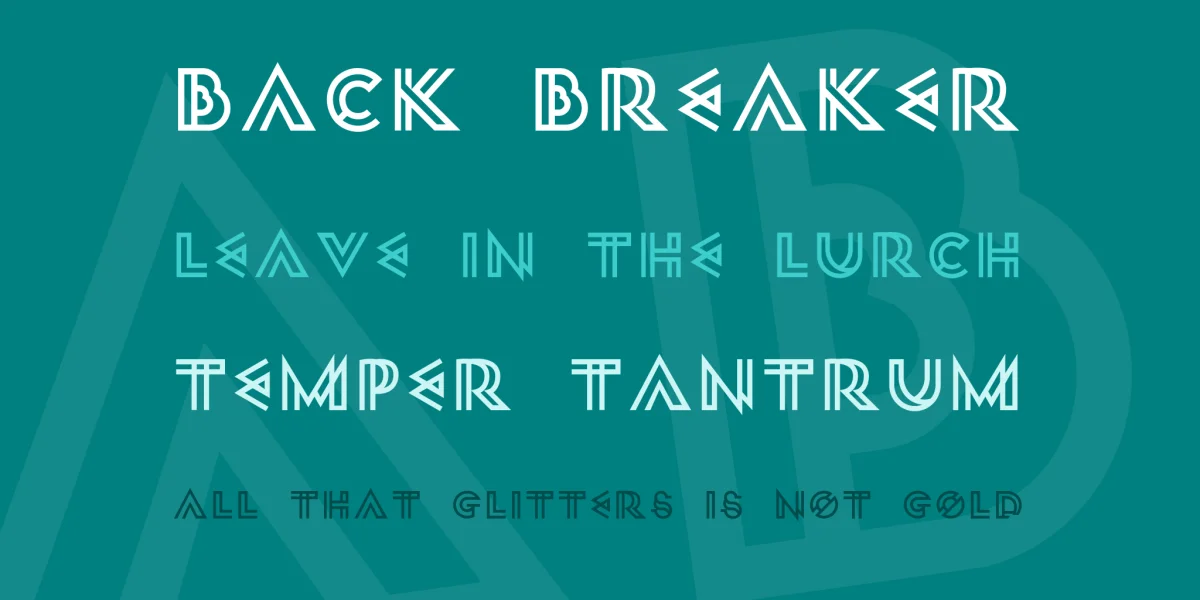 Lment-v02 Font preview 2
