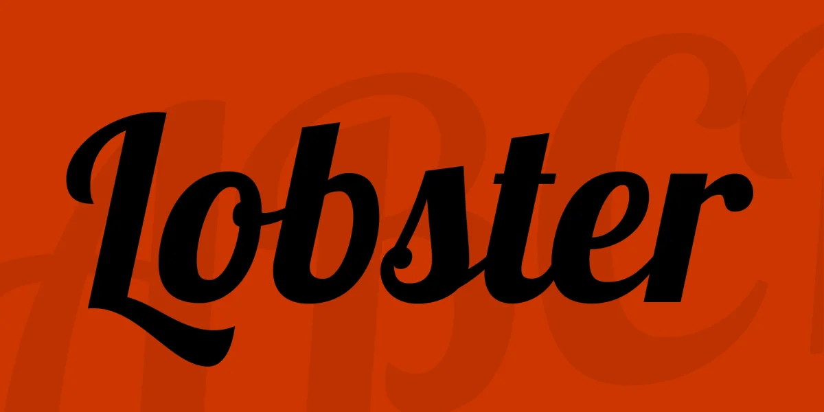 Lobster Font preview 5
