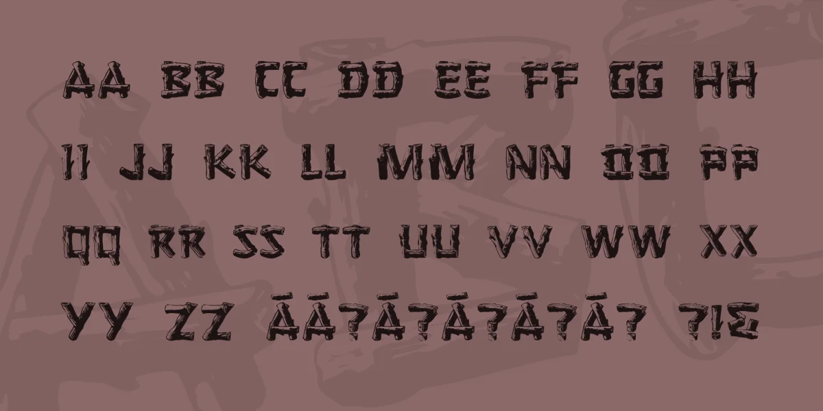 Logger Font preview 2
