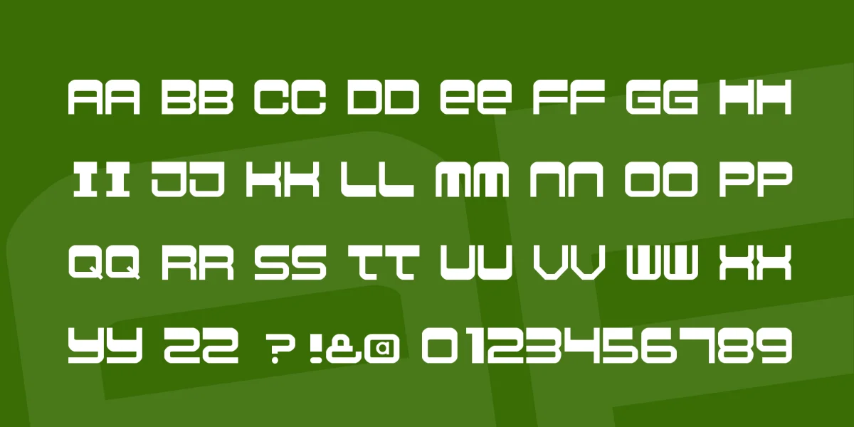 Logic lodger Font preview 2