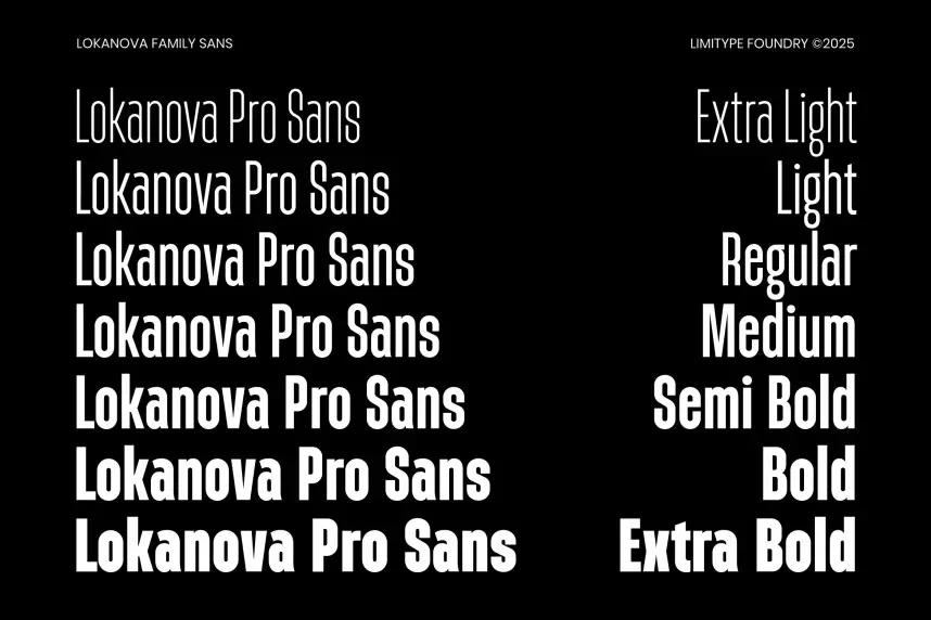 Lokanova Pro Font Family preview 6
