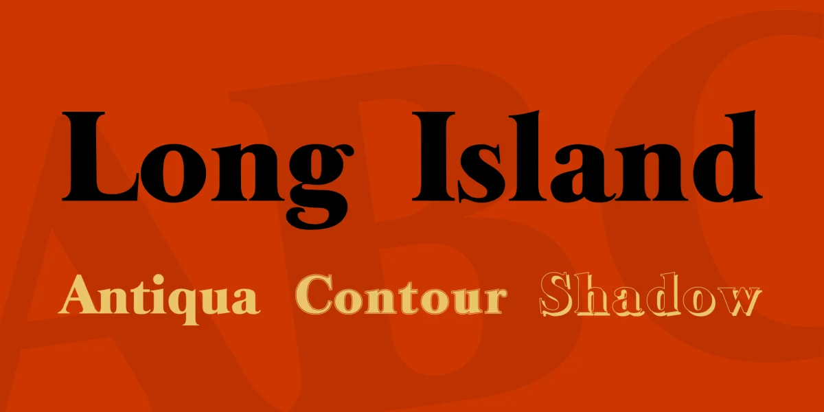 Long Island Font Family