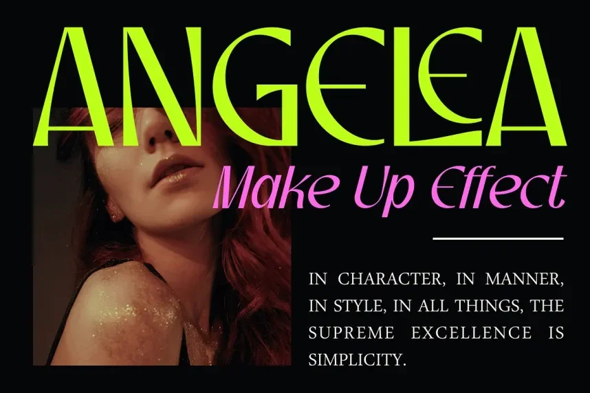 Losera Font preview 3