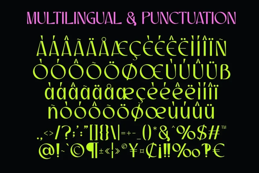 Losera Font preview 5