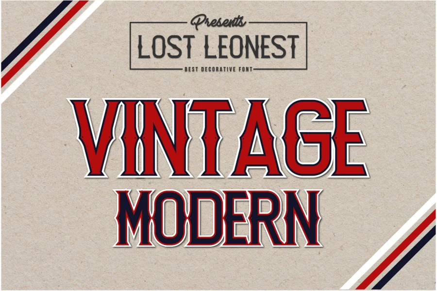 Lost Font Family