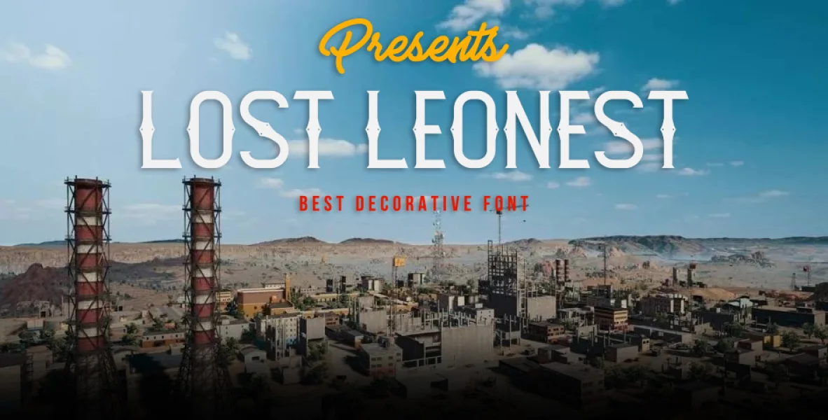 Lost Font Family preview 3