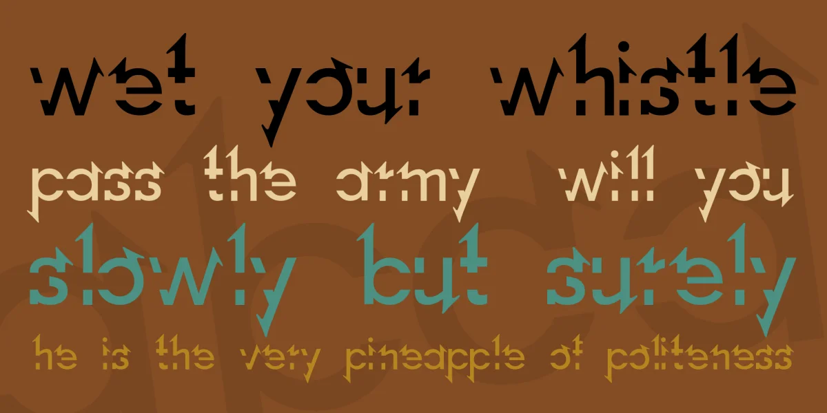 Lost Link Font preview 2