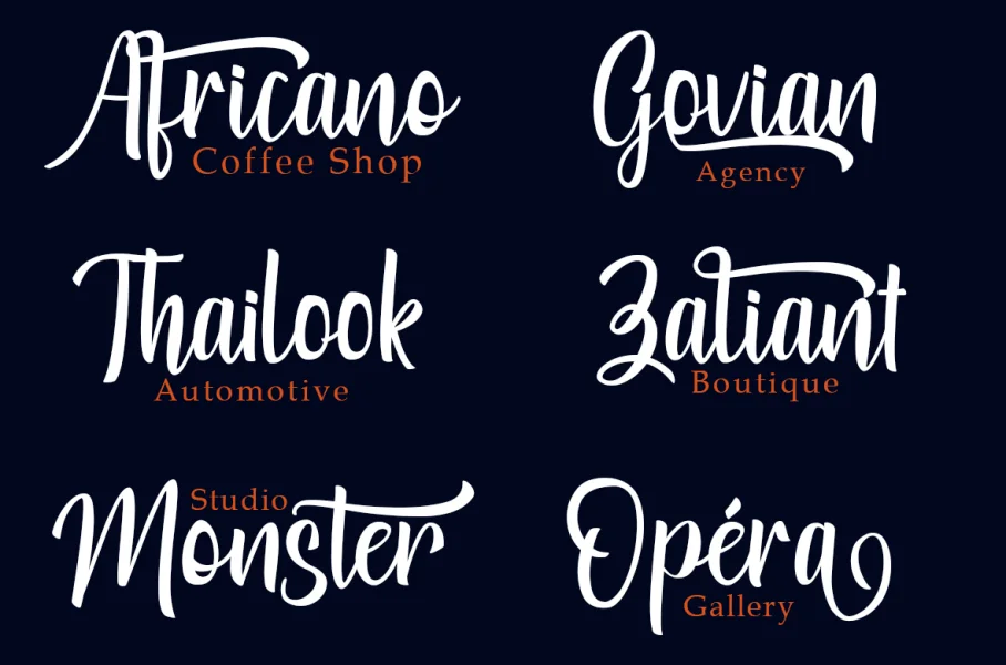 Losteria Font preview 3