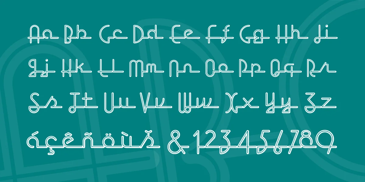 LostWages Font preview 2