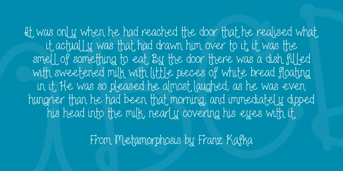 Love and laughter Font preview 4
