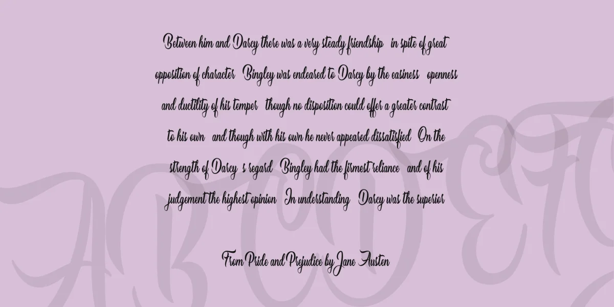 Love Empire Personal Use Font preview 3