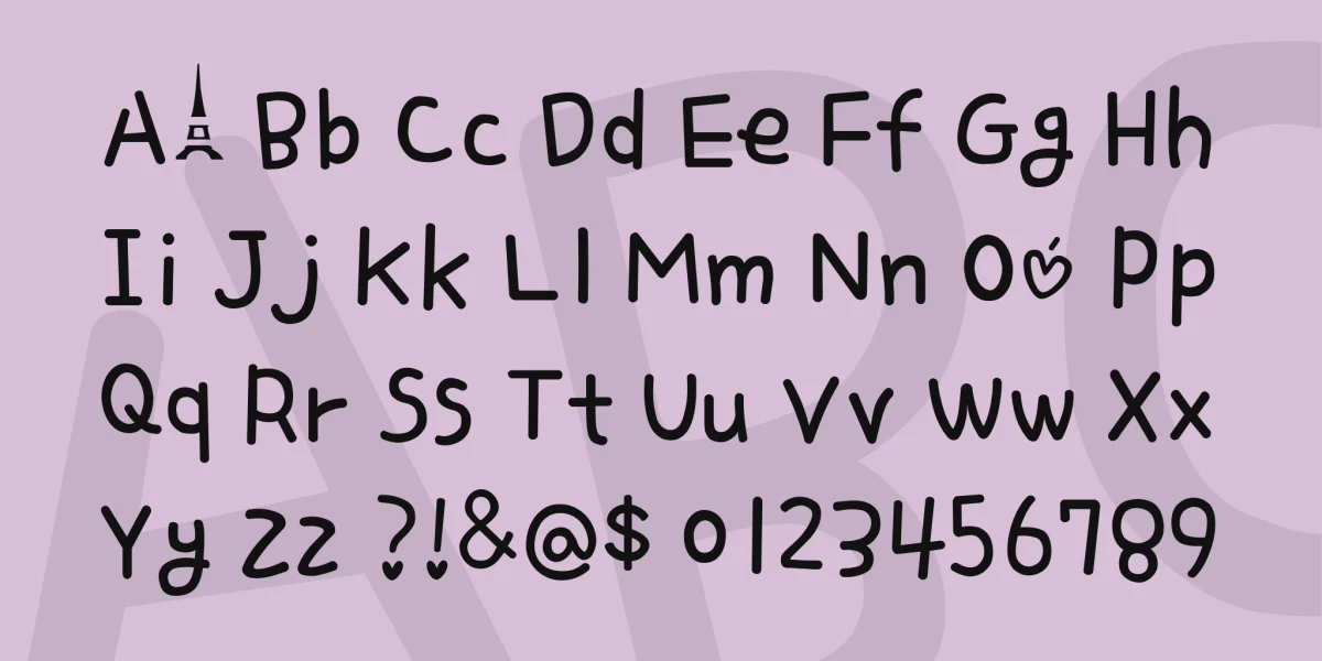 Love Letter Font preview 4