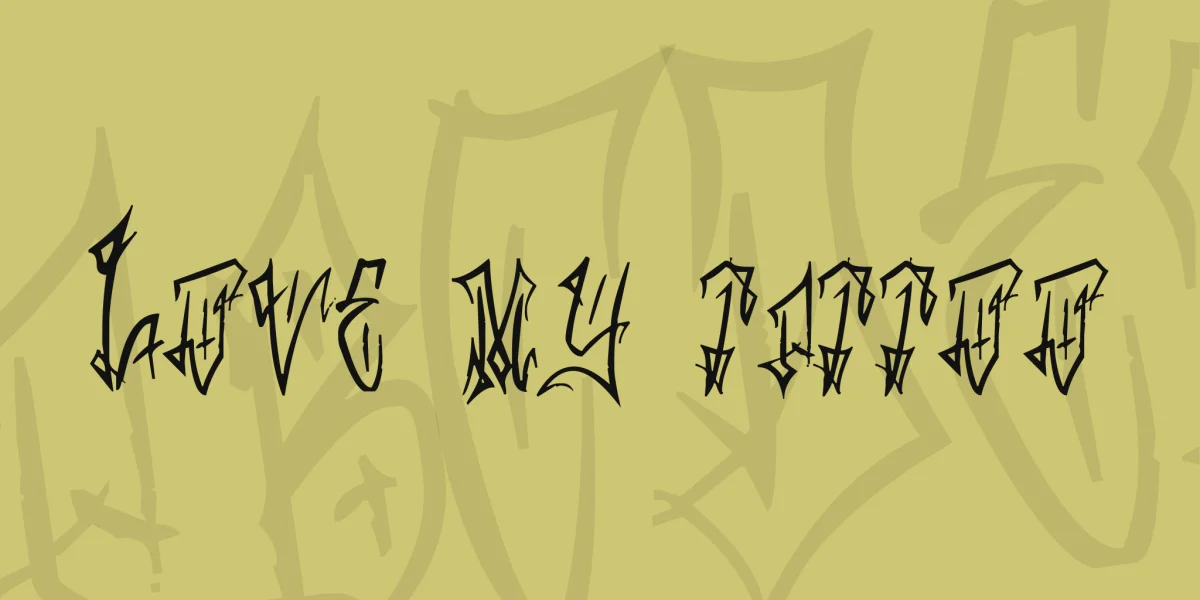 Love my tattoo Font