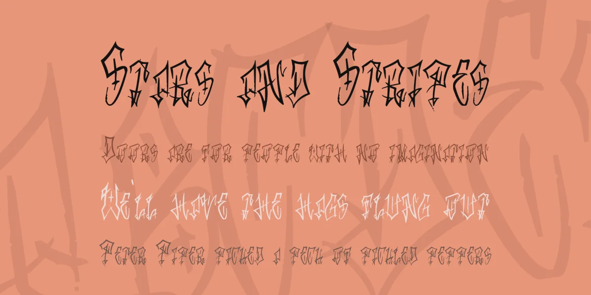 Love my tattoo Font preview 2