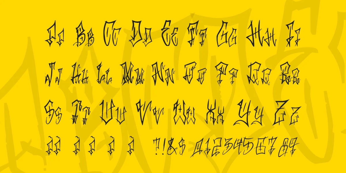 Love my tattoo Font preview 3