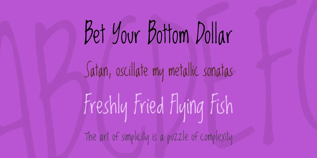 Loved by the King Font preview 2