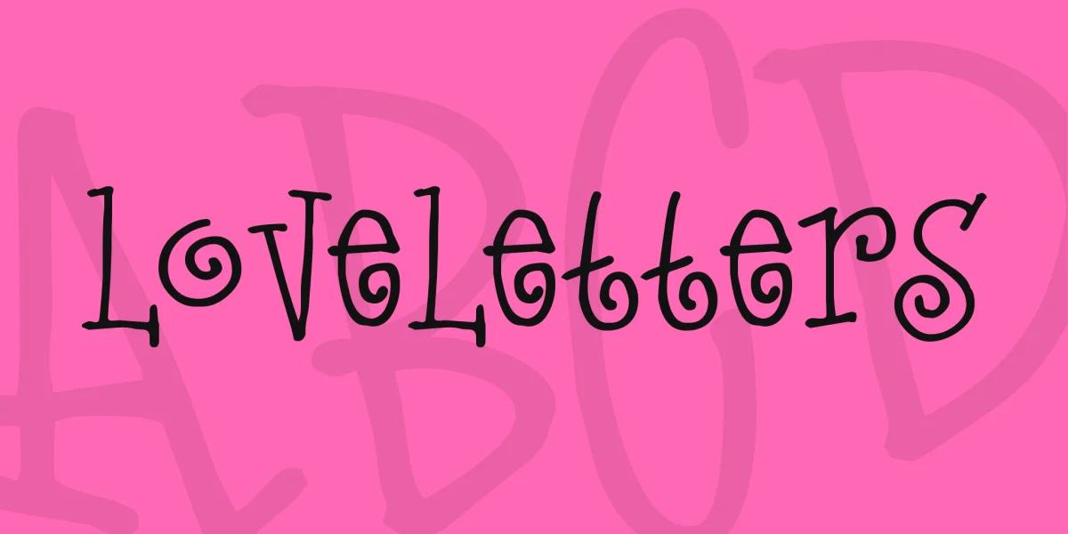 LoveLetters Font