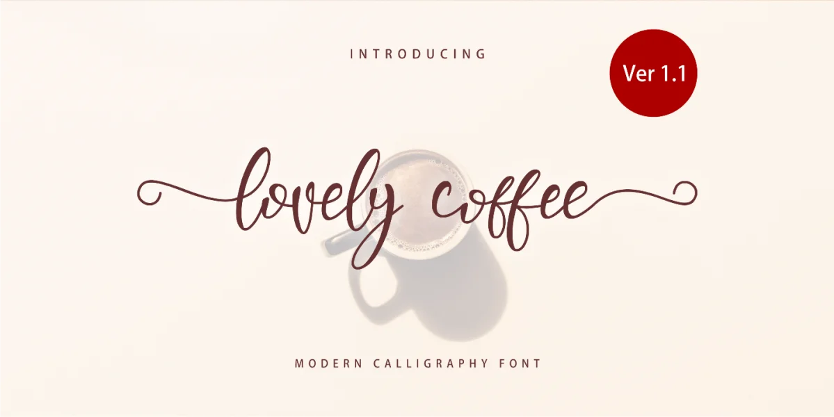 Lovely Coffee Font