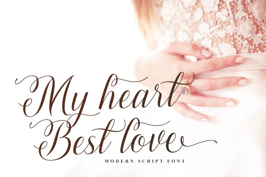 Lovely Girl Font preview 2